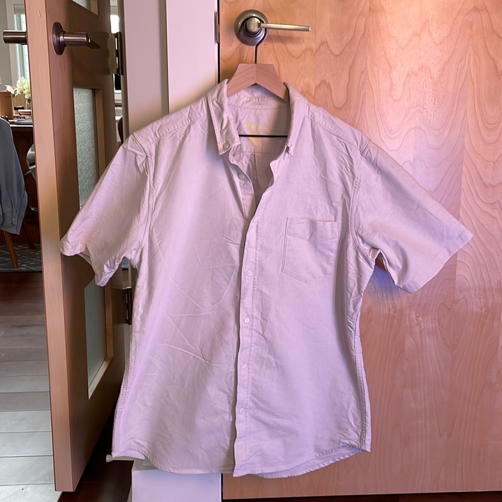 City Oxford Short Sleeve Size XLarge